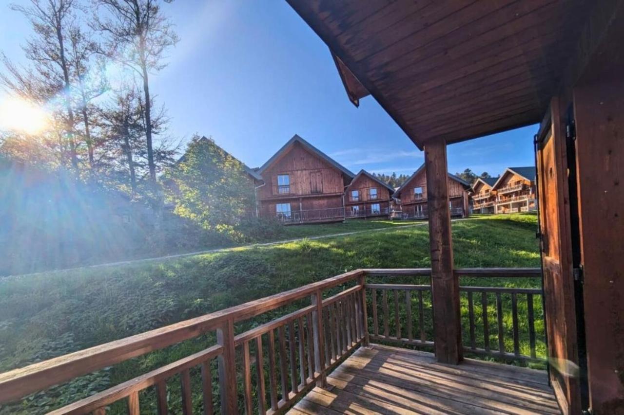 Chalet Moeki Acces Piscine Sauna Les Déserts Exterior foto